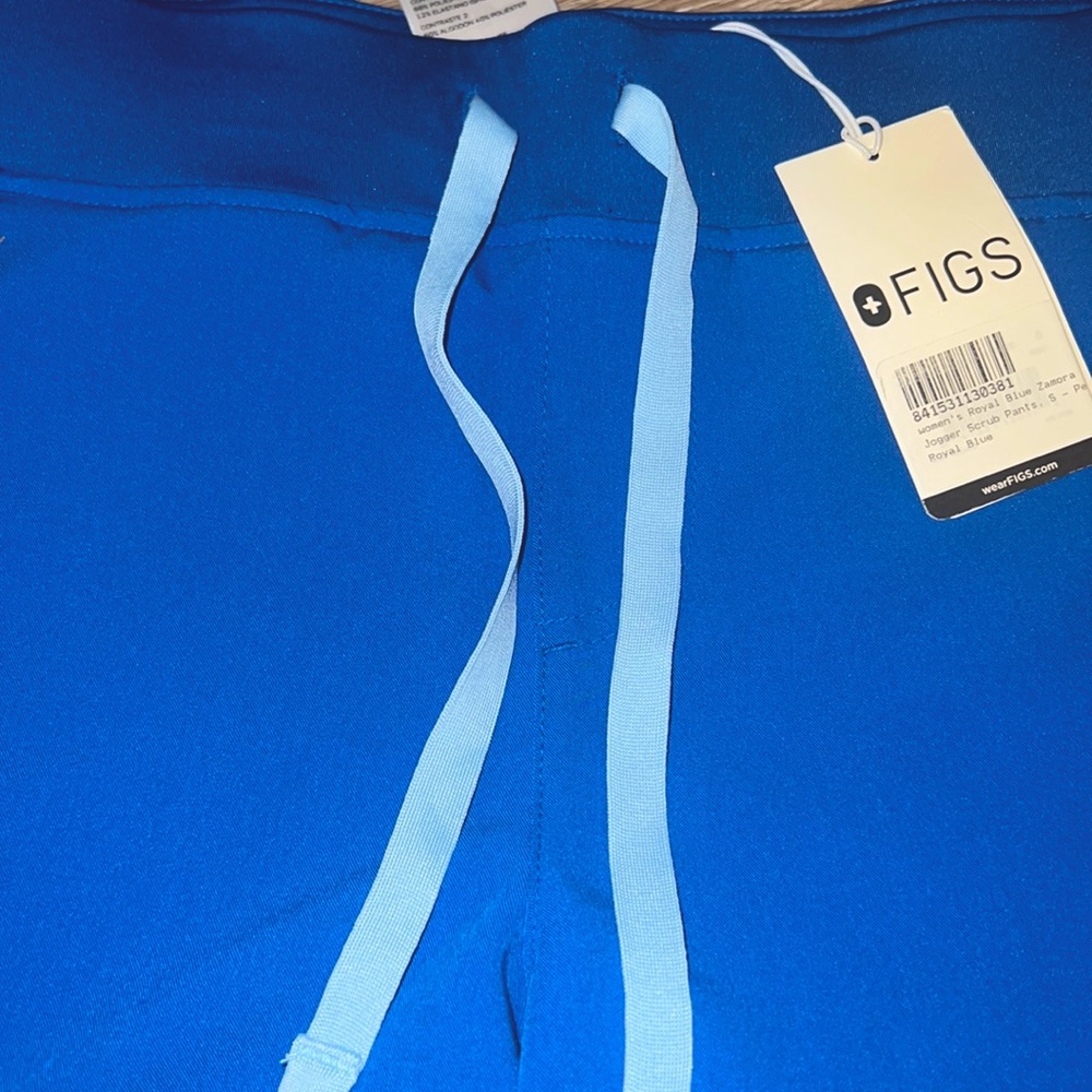 FIGS ROYAL BLUE JOGGER SCRUBS- S PETITE